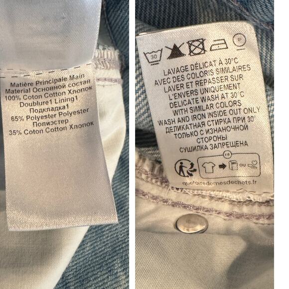 Isabel Marant Étoile Vandy Button Front Denim Skirt Size 42 FR, 10 US - Picture 13 of 15